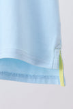 Blue Tractor Embroidered Polo - Aaria Tees Aaria Tees