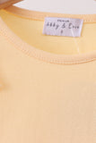Buttercup Scalloped Bow Dress - Aaria Tees Aaria Tees
