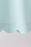Mint Scalloped Bow Dress - Aaria Tees Aaria Tees