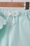 Mint Scalloped Shorts Set - Aaria Tees Aaria Tees