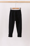 Black icing ruffle pants - Aaria Tees Aaria Tees