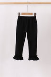 Black ruffle pants - Aaria Tees Aaria Tees