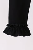 Black ruffle pants - Aaria Tees Aaria Tees