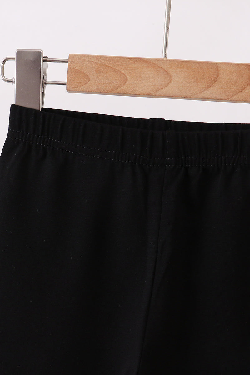 Black ruffle pants - Aaria Tees Aaria Tees