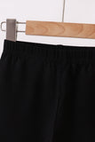 Black ruffle pants - Aaria Tees Aaria Tees