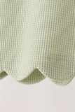 Green scalloped pants set - Aaria Tees Aaria Tees
