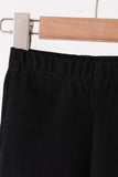 Black scalloped bell pants - Aaria Tees Aaria Tees