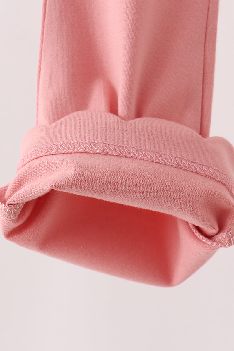 Pink scalloped bell pants - Aaria Tees Aaria Tees