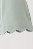 Sage scalloped bell pants - Aaria Tees Aaria Tees