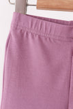 Dusty mauve scalloped bell pants - Aaria Tees Aaria Tees
