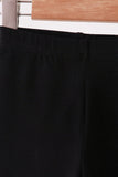 Black scalloped leggings - Aaria Tees Aaria Tees