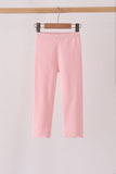 Pink scalloped leggings - Aaria Tees Aaria Tees