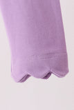 Deep violet scalloped leggings - Aaria Tees Aaria Tees
