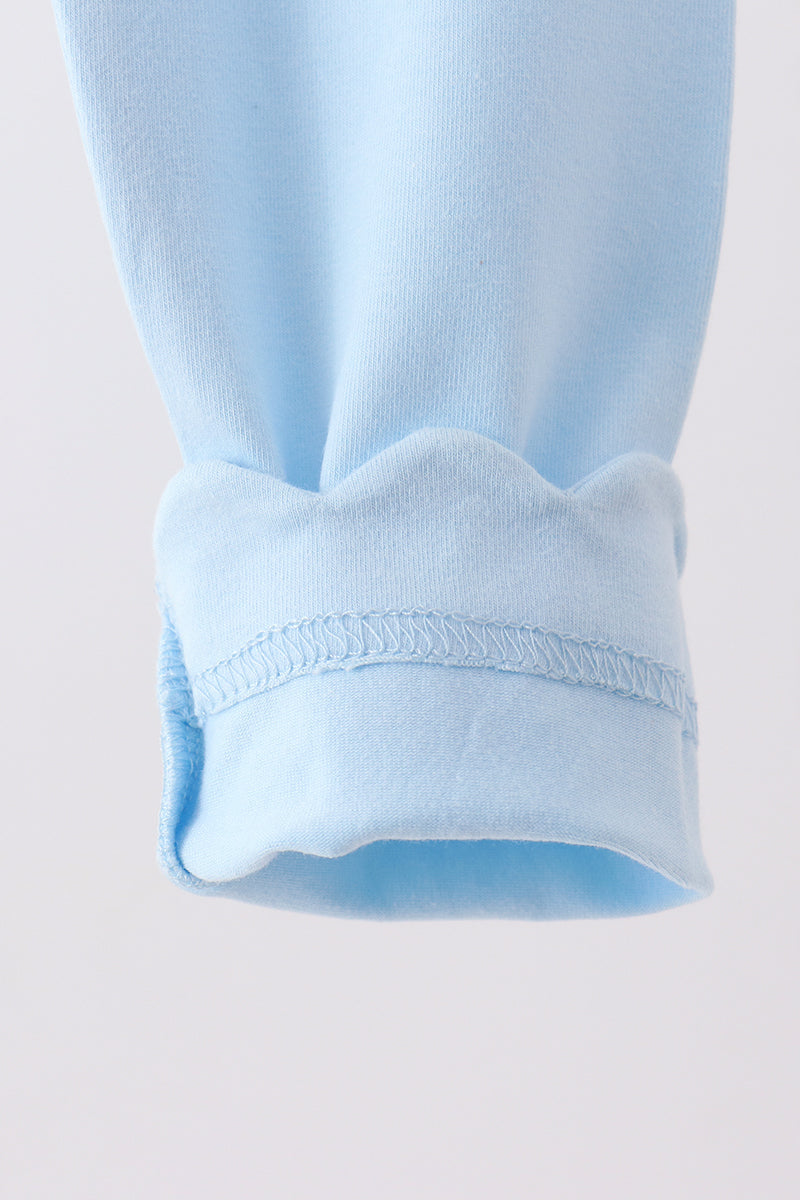 Sky scalloped leggings - Aaria Tees Aaria Tees