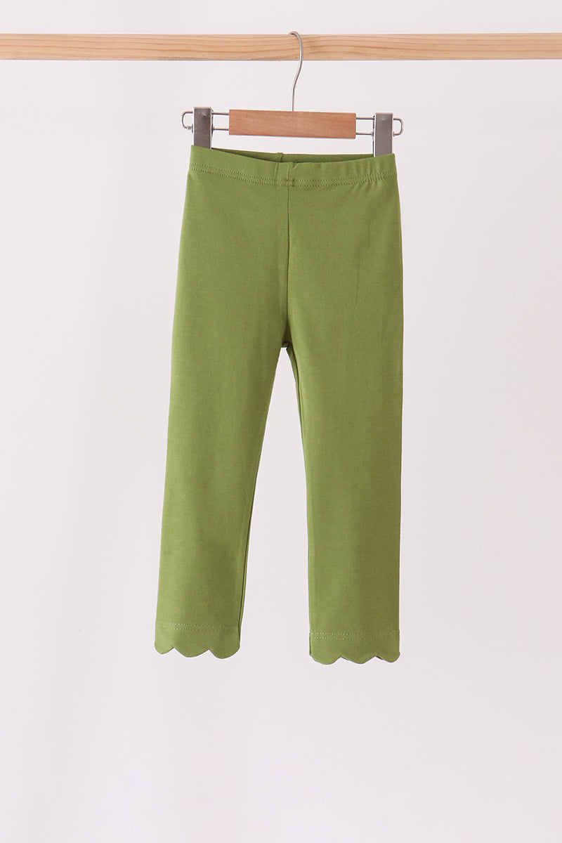 Forest scalloped leggings - Aaria Tees