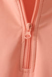 Coral scallped zipper active set - Aaria Tees Aaria Tees