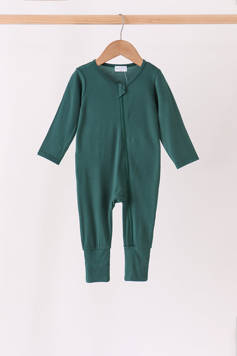 Forest zipper bamboo anti-slip romper - Aaria Tees Aaria Tees