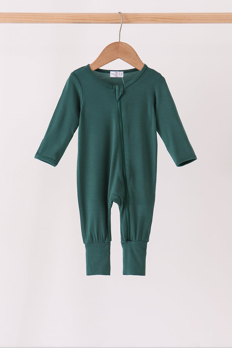 Forest zipper bamboo romper - Aaria Tees