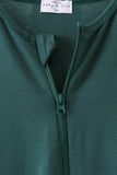 Forest zipper bamboo romper - Aaria Tees Aaria Tees