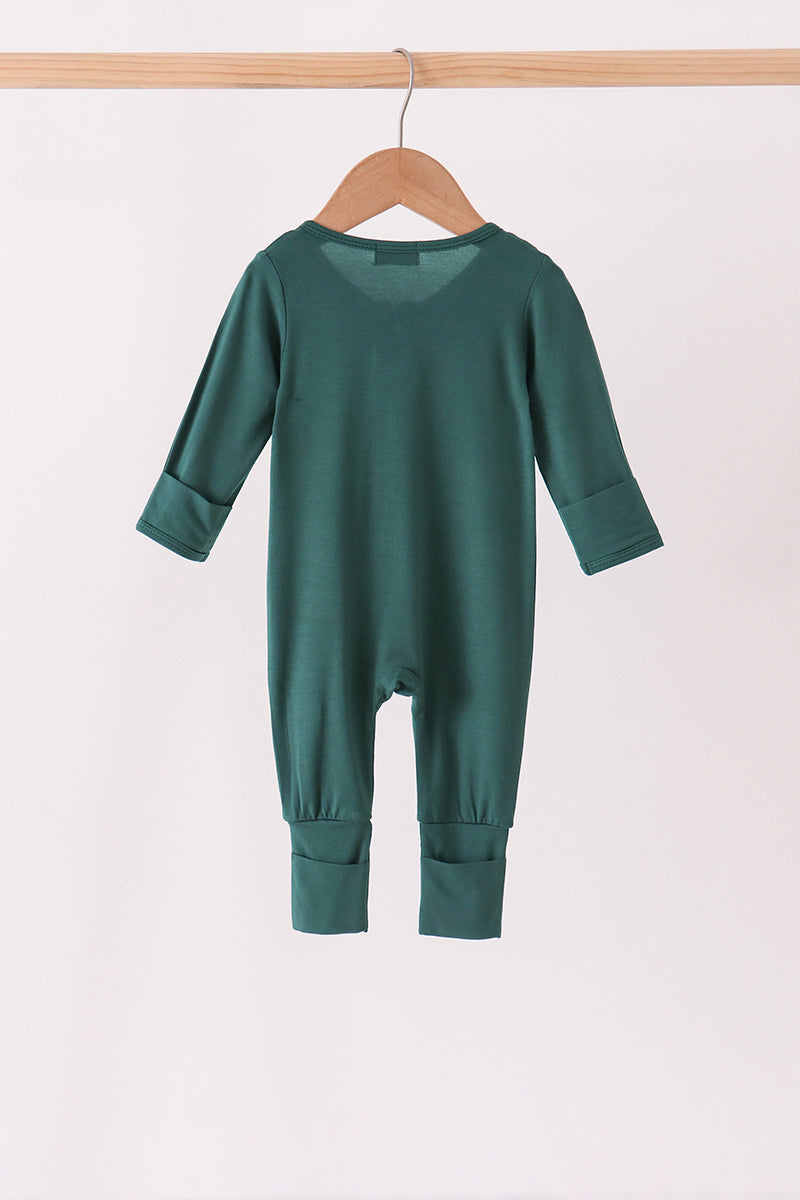 Forest zipper bamboo romper - Aaria Tees Aaria Tees