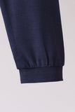 Navy bamboo pajama set – view 5 Aaria Tees