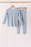 Blue bamboo pajama set – view 5 Aaria Tees