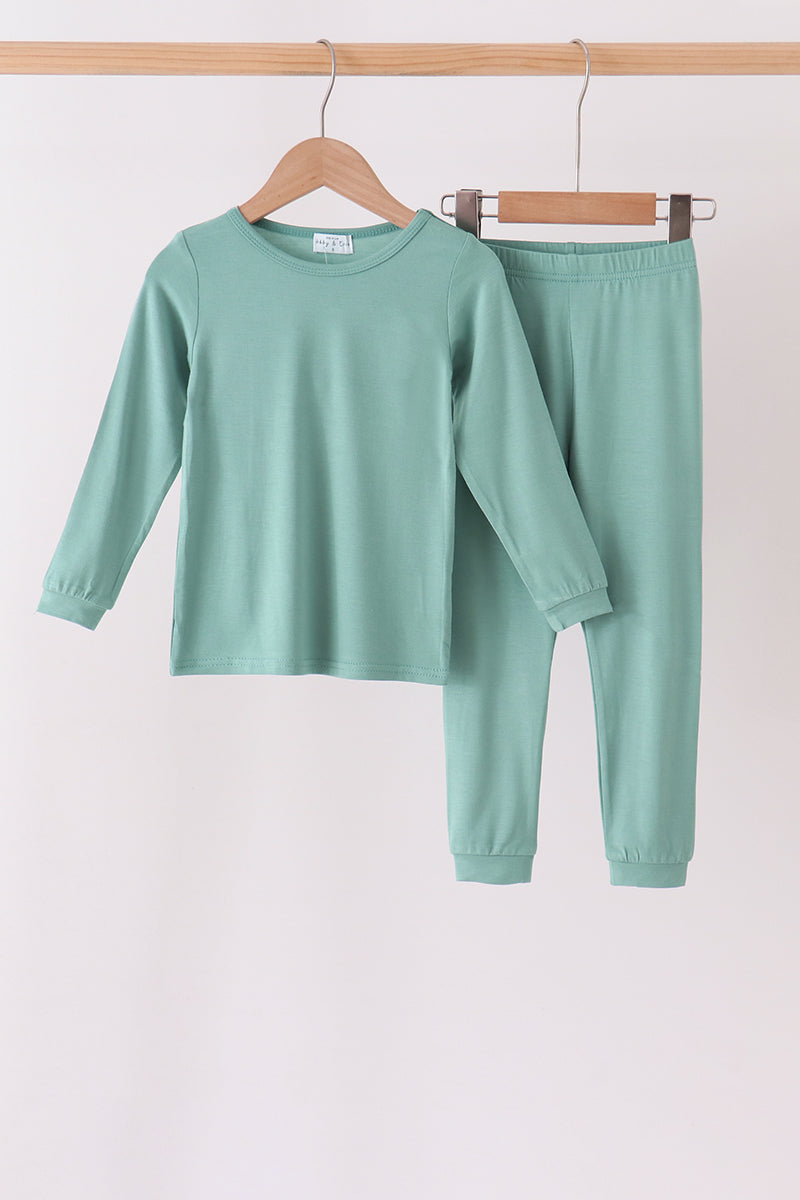 Sage bamboo pajama set – wholesale for boutiques | Honeydew USA Aaria Tees