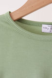 Green bamboo pajama set – view 2 Aaria Tees