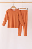 Caramel bamboo pajama set – wholesale for boutiques | Honeydew USA Aaria Tees