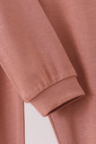 Dusty rose bamboo pajama set – view 3 Aaria Tees