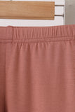 Dusty rose bamboo pajama set – view 4 Aaria Tees