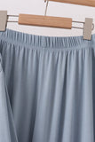 Blue bamboo mom pajama set – view 4 Aaria Tees