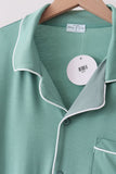 Sage bamboo mom pajama set – view 2 Aaria Tees