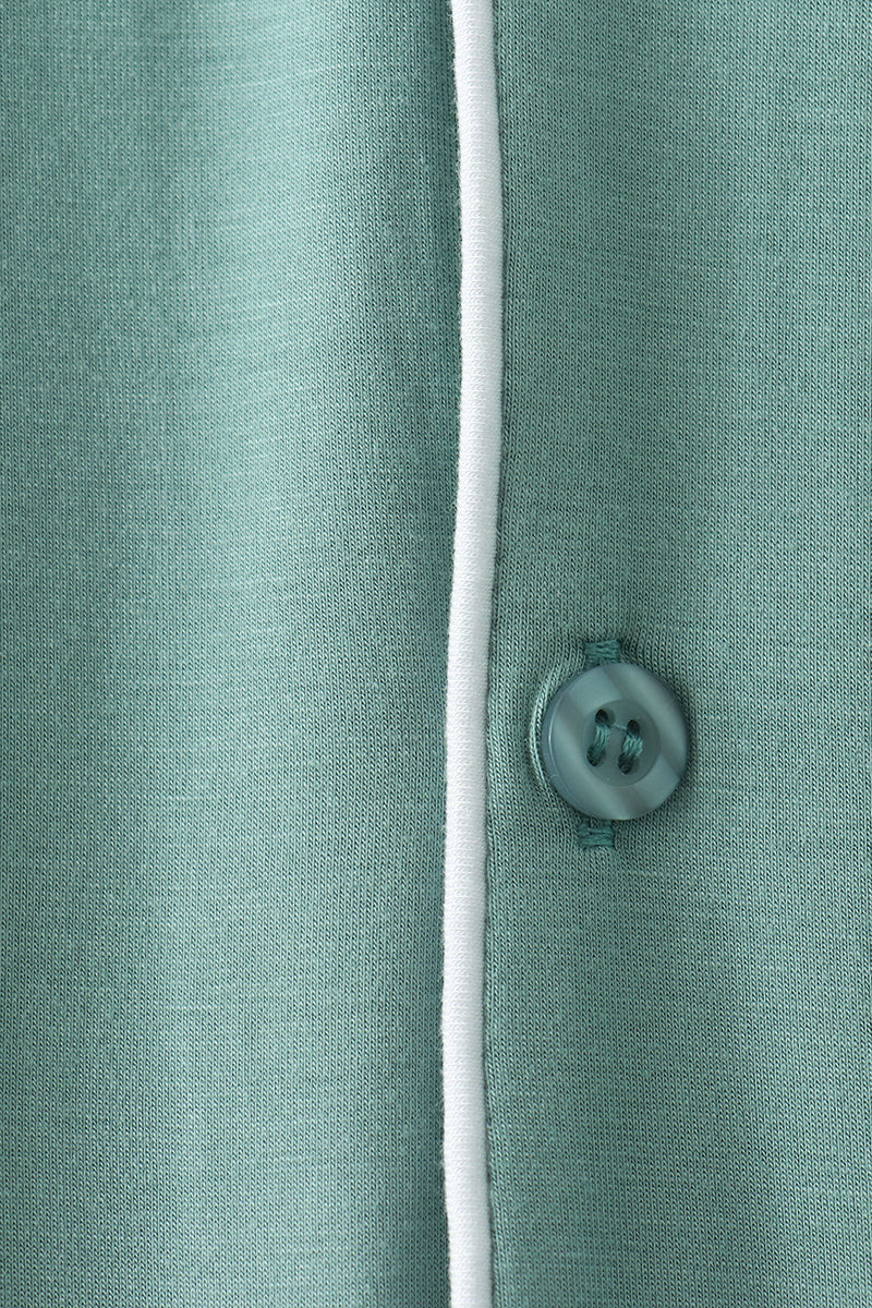 Sage bamboo mom pajama set – view 4 Aaria Tees