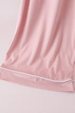 Pink bamboo mom pajama set – view 5 Aaria Tees