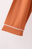 Caramel bamboo mom pajama set – view 7 Aaria Tees