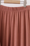 Dusty rose bamboo mom pajama set – view 3 Aaria Tees