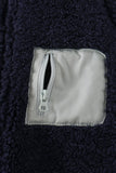 Navy fleece zipper jacket Aaria Tees