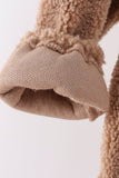 Beige fleece zipper jacket Aaria Tees