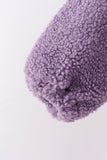 Purple fleece zipper jacket Aaria Tees