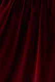 Maroon velvet bow dress Aaria Tees
