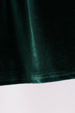 Green velvet bow dress - Aaria Tees Aaria Tees