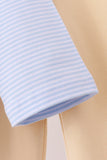 Blue turkey embroidery pants set - Aaria Tees Aaria Tees