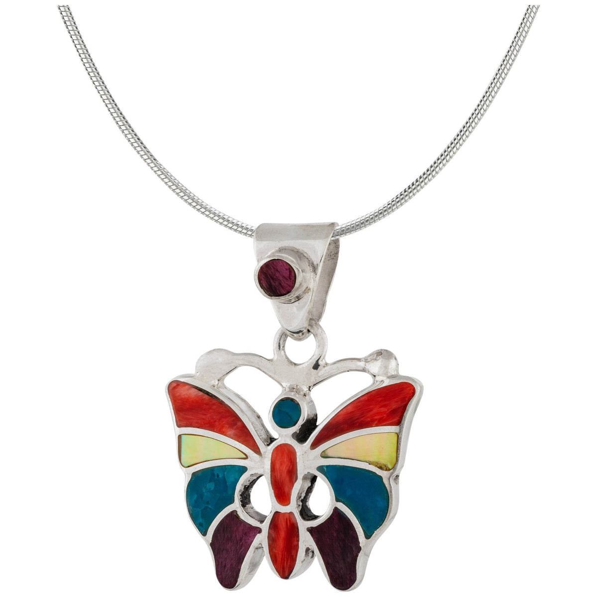 Earth's Splendor Gemstone & Sterling Necklace - Aaria Tees