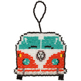 Hippie Van Beaded Ornament - Aaria Tees Aaria Tees