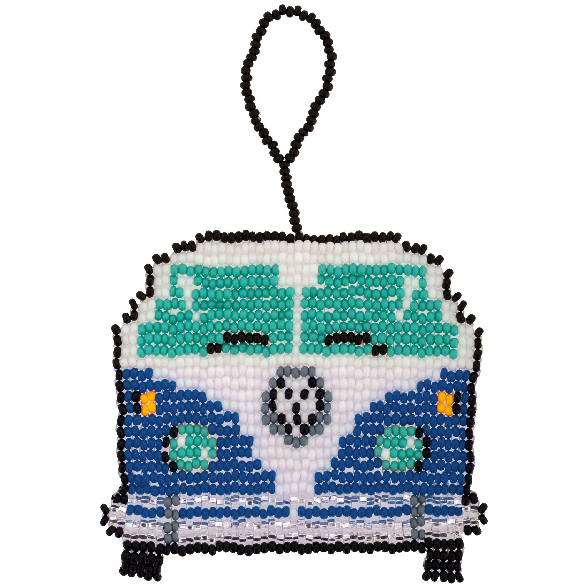 Hippie Van Beaded Ornament - Aaria Tees Aaria Tees