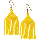 Brilliant Fringe Beaded Earrings - Aaria Tees Aaria Tees