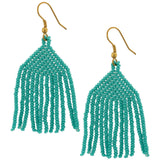 Brilliant Fringe Beaded Earrings - Aaria Tees Aaria Tees
