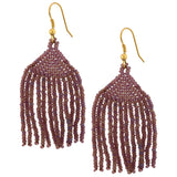 Brilliant Fringe Beaded Earrings - Aaria Tees Aaria Tees