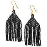 Brilliant Fringe Beaded Earrings - Aaria Tees Aaria Tees
